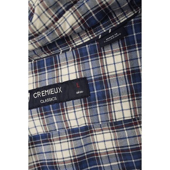 Cremieux Blue Plaid Button Down Shirt - Picture 8 of 8